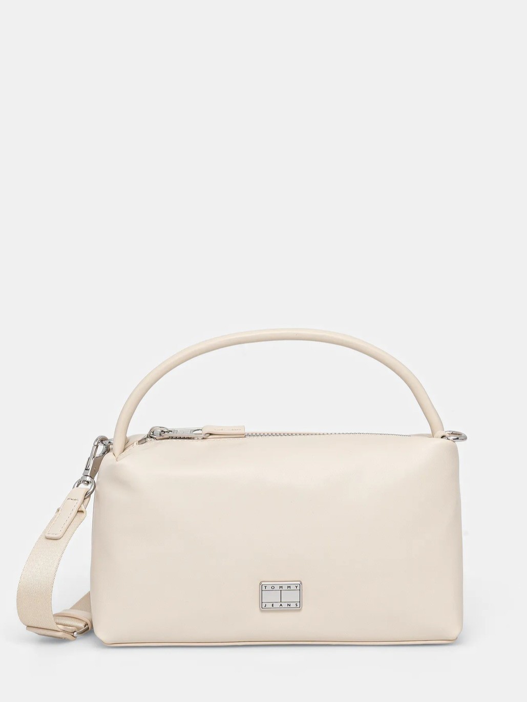 Τσάντα γυναικεία american cool ecru Tommy jeans