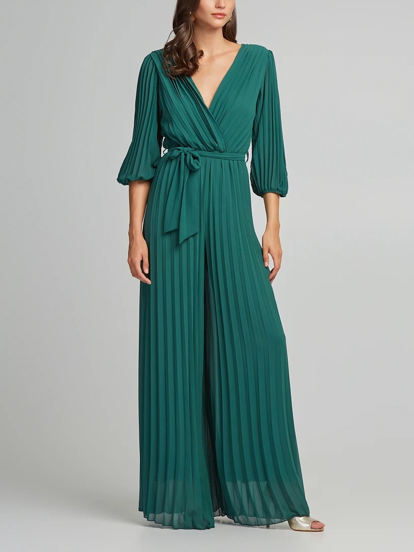 Jumpsuit pleated maxi Lynne