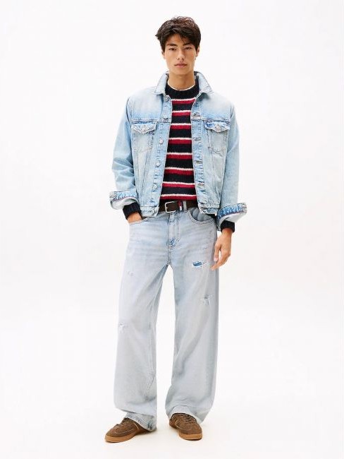 Μπουφάν τζίν Ryan RGLR TRCKR RWB Tommy jeans