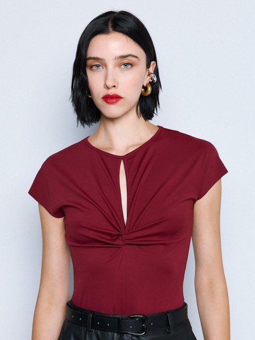 Κορμάκι με άνοιγμα και κόμπο Bordeaux Access