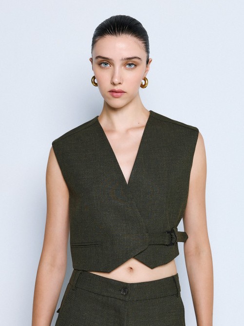 Γιλέκο τόπ με τόκα Olive Access