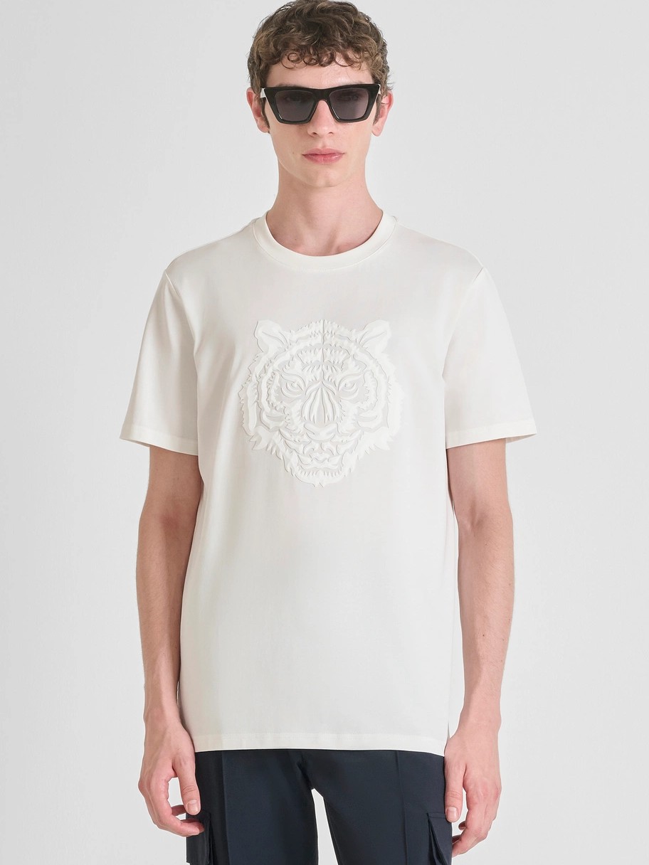 Μπλούζα με κοντό μανίκι Regular fit Jersey White Antony Morato