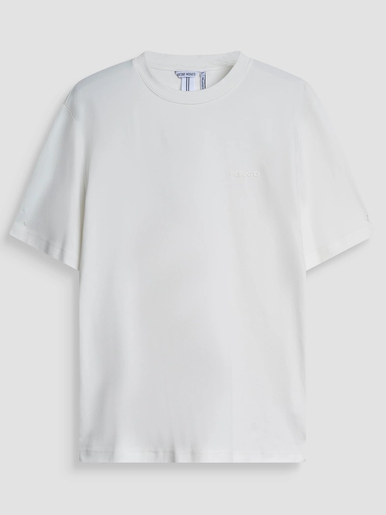 Μπλούζα με κοντό μανίκι Relaxed Fit Silky-Touch White Antony Morato