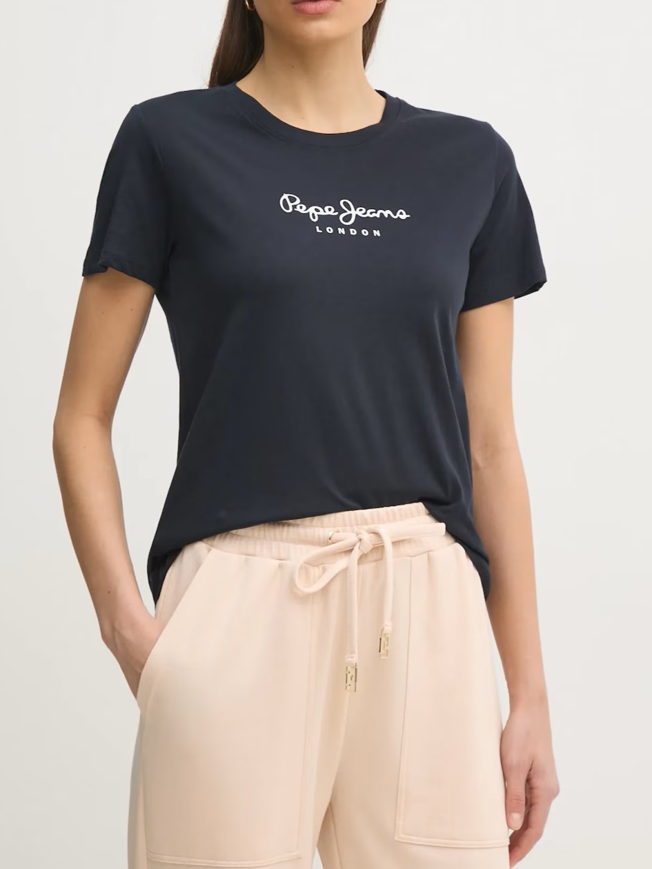 Μπλούζα με κοντό μανίκι Macy Blue Pepe jeans