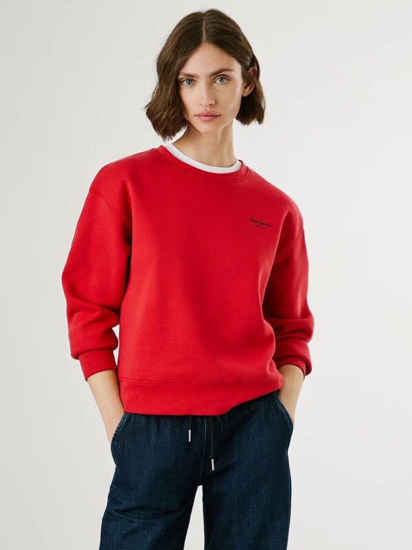 Φούτερ crew neck Babi Red Pepe jeans