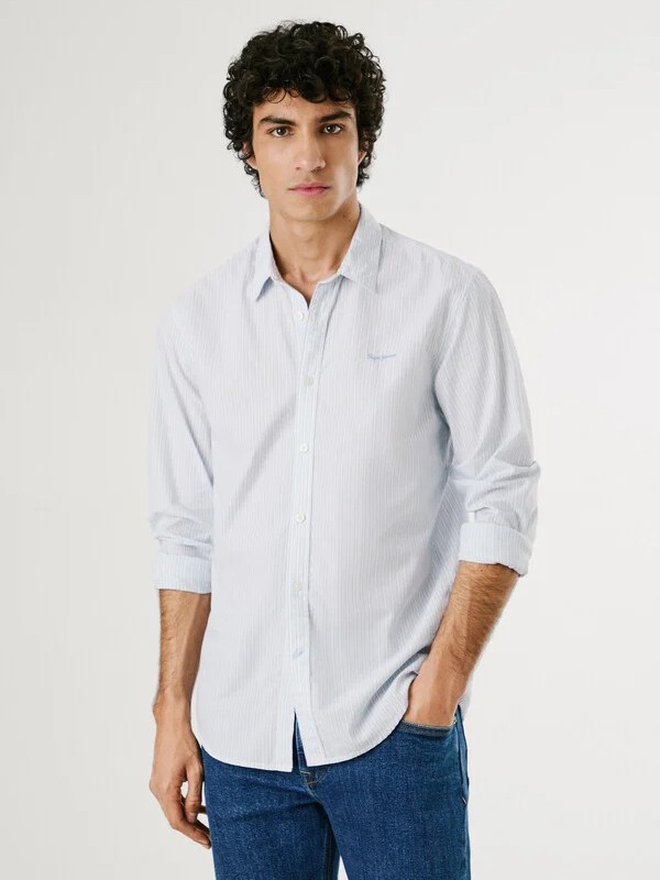 Πουκάμισο ανδρικό Clemente Ciel Pepe jeans