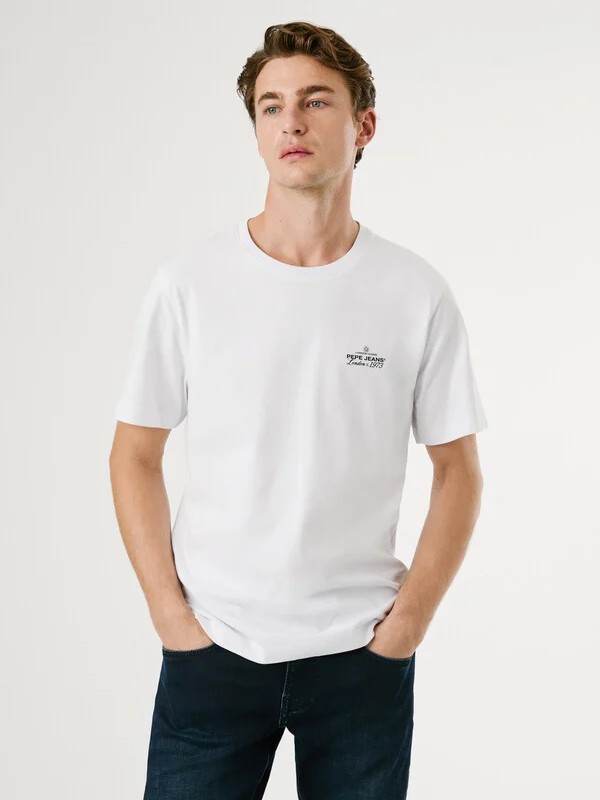 T-shirt Thiago White Pepe jeans