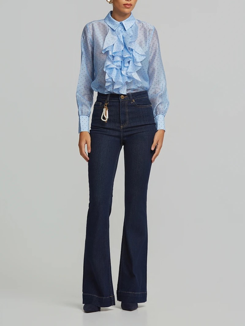 Trousers high-rised jean Blue Lynne