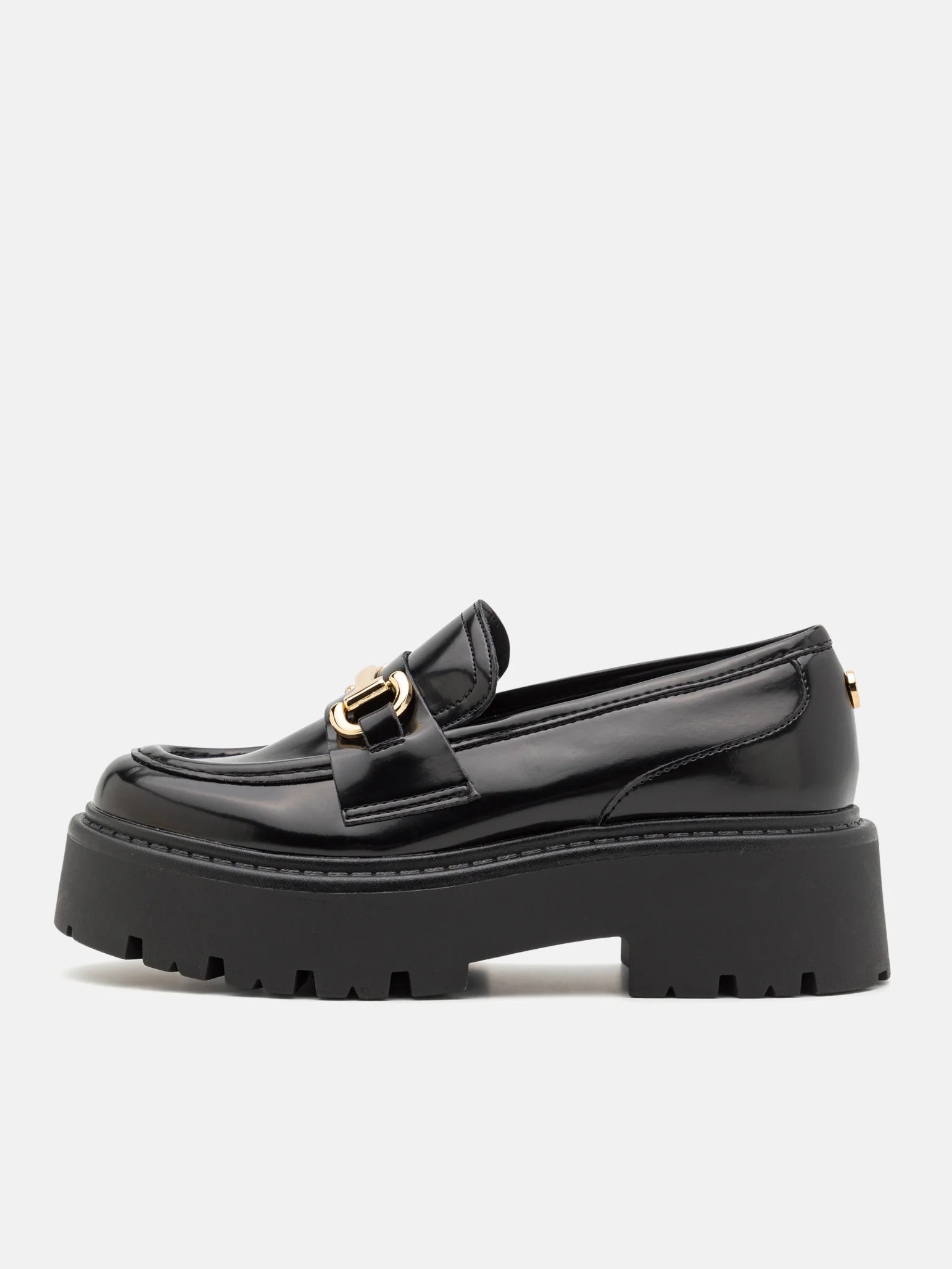 Παπούτσια γυναικεία Loafers Occupy Black Steve Madden
