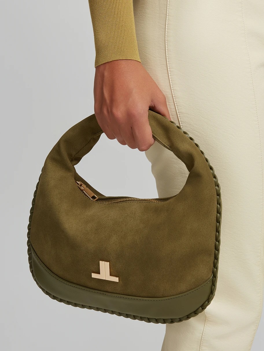 Τσάντα χειρός σε σουέτ όψη Olive Lynne