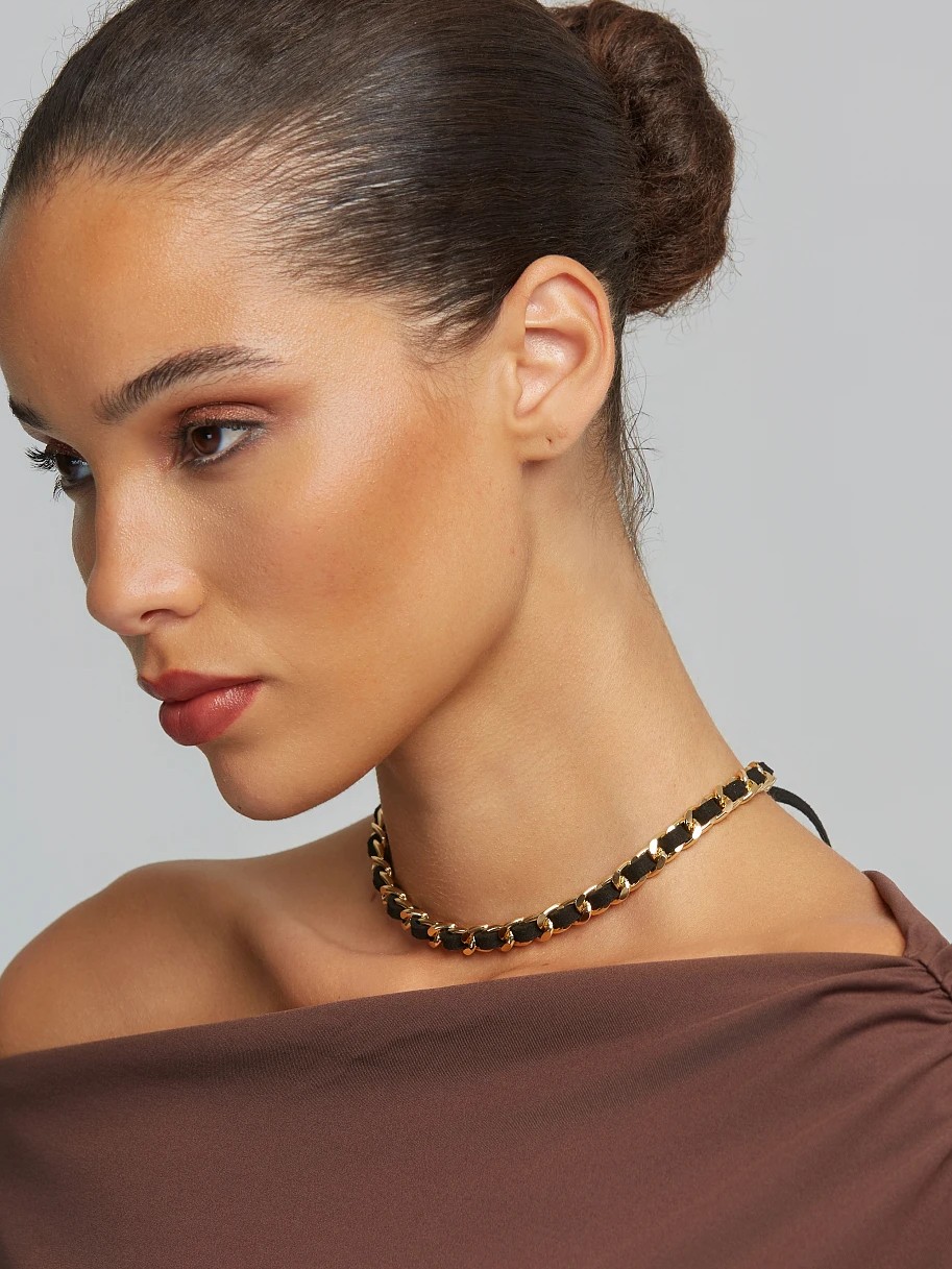 Κολιέ αλυσίδα σε χρυσή όψη Gold Lynne