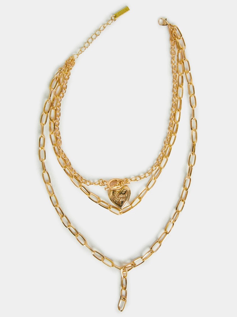 Τριπλή αλυσίδα σε χρυσή όψη Gold Lynne