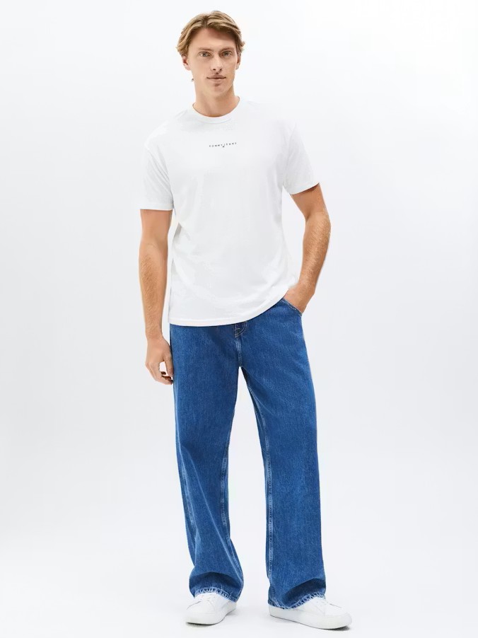 Μπλούζα με κοντό μανίκι TJM RLX logo tee White Tommy jeans