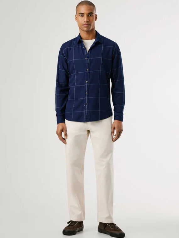 Πουκάμισο regular fit Coventry Blue Pepe jeans