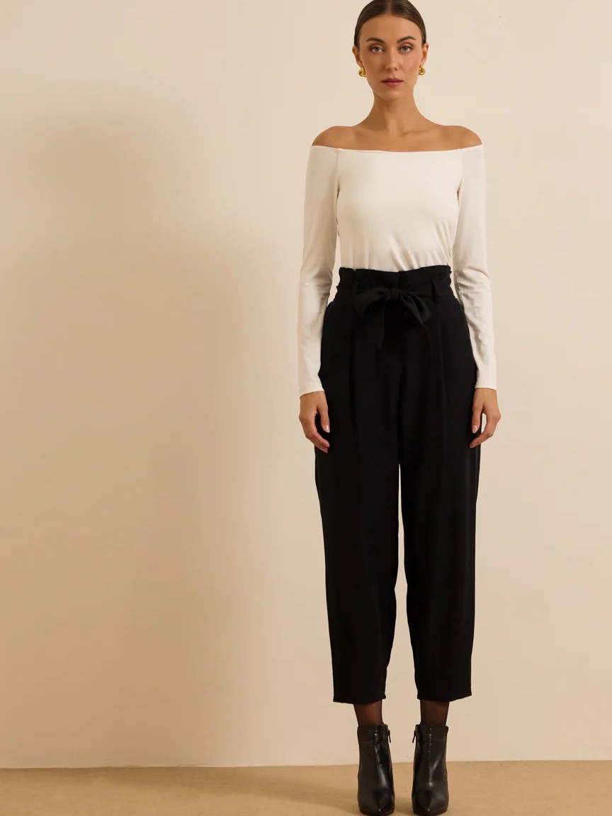 Παντελόνι ψηλόμεσο Malena Black Enzzo