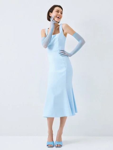 Dress midi with lace Ciel Access