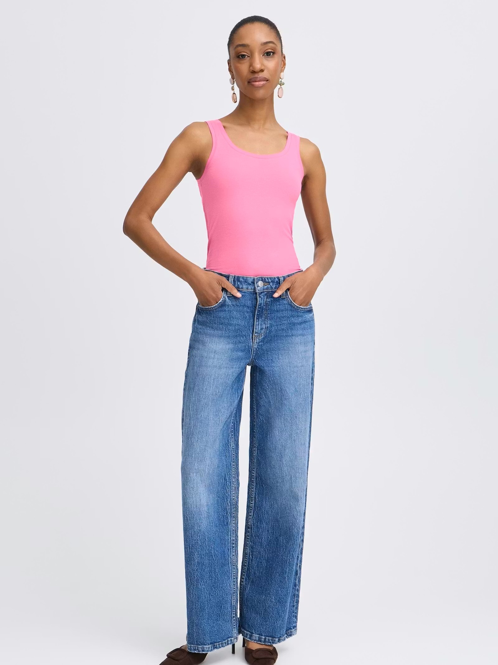 Μπλούζα αμάνικη Pamila top Pink B.Young