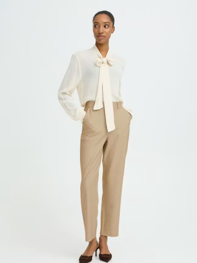 Παντελόνι ίσιο Bydanta Beige B.Young