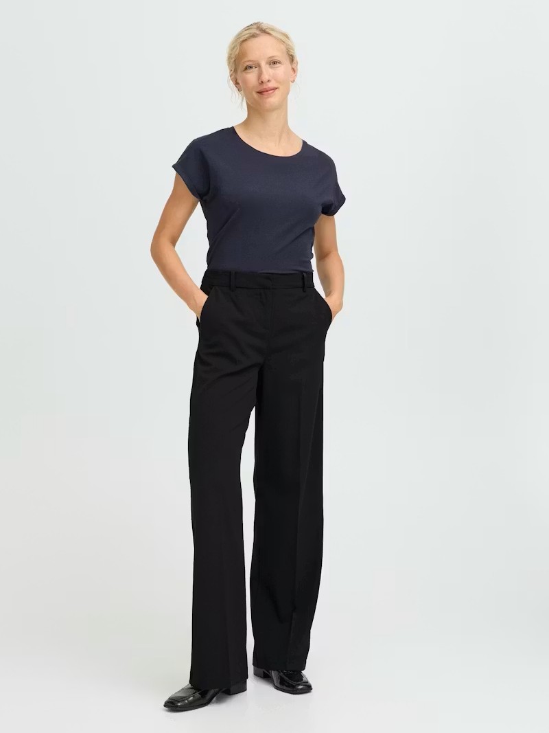 Παντελόνι straight Bydanta Black B.Young