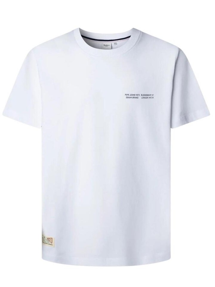 Μπλούζα με κοντό μανίκι Sean White Pepe jeans