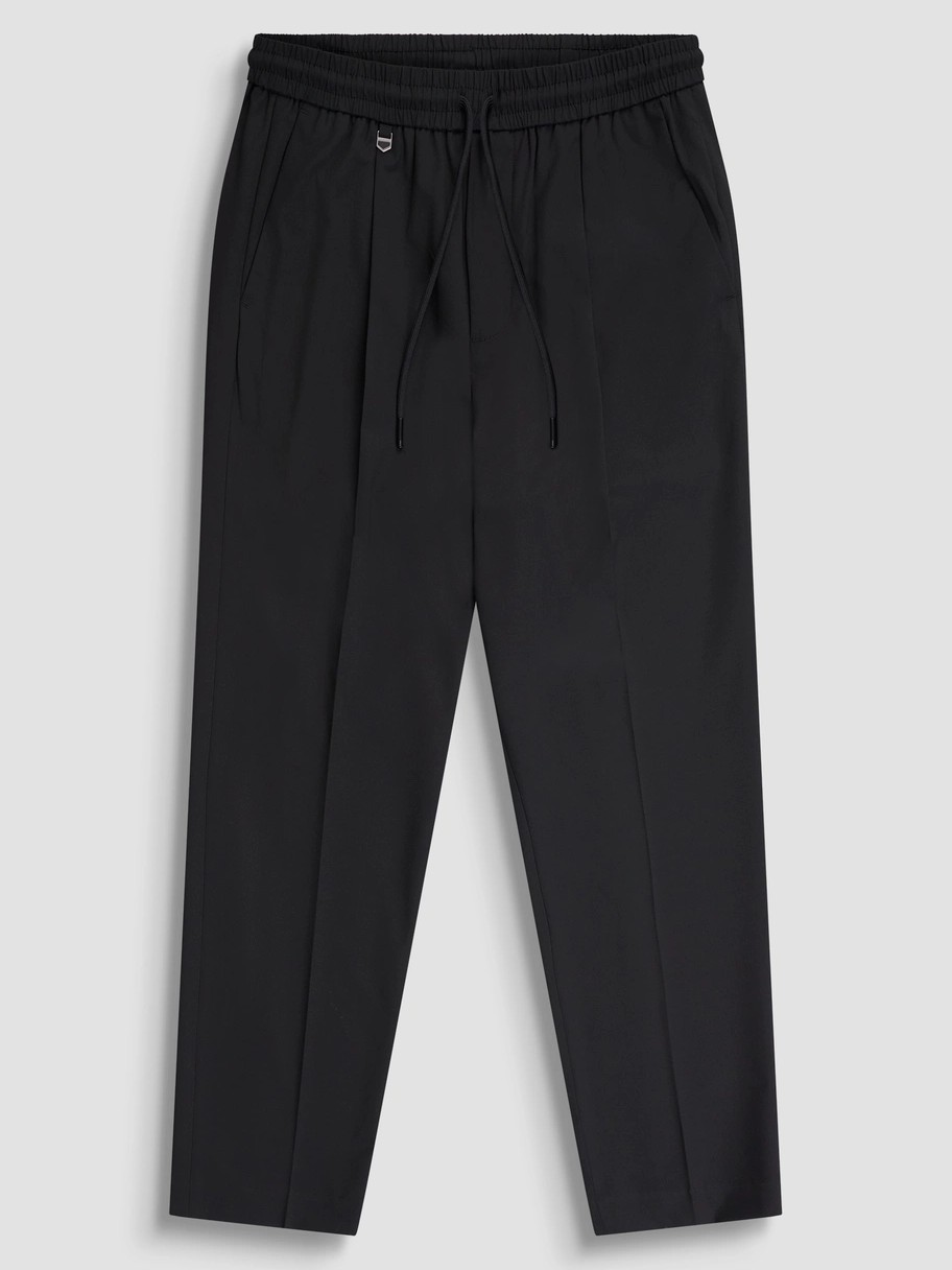 Παντελόνι σε κανονική γραμμή Viscose Neil Black Antony Morato