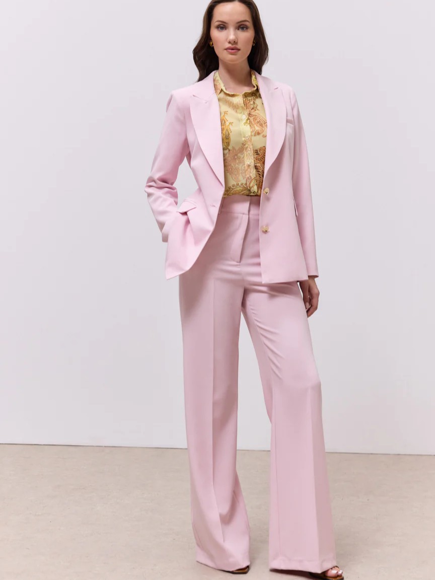 Παντελόνα ψηλόμεση Joanne Pink Enzzo