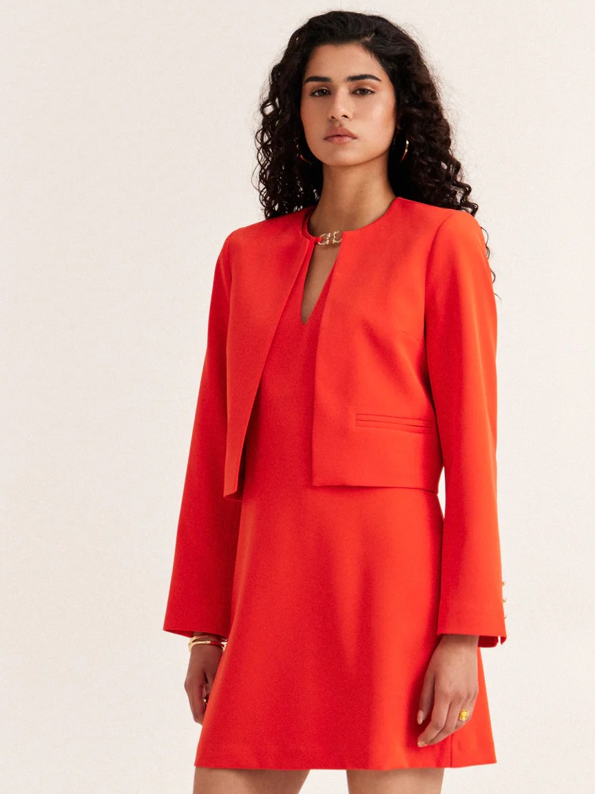 Σακάκι κοντό Carlina Red Enzzo