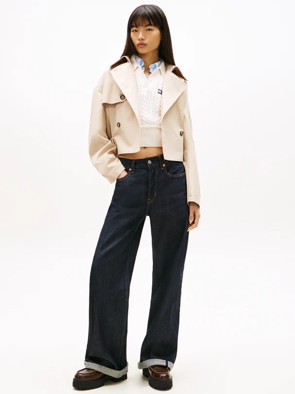 Καπαρντίνα TJW Short Trench Coat Beige Tommy jeans