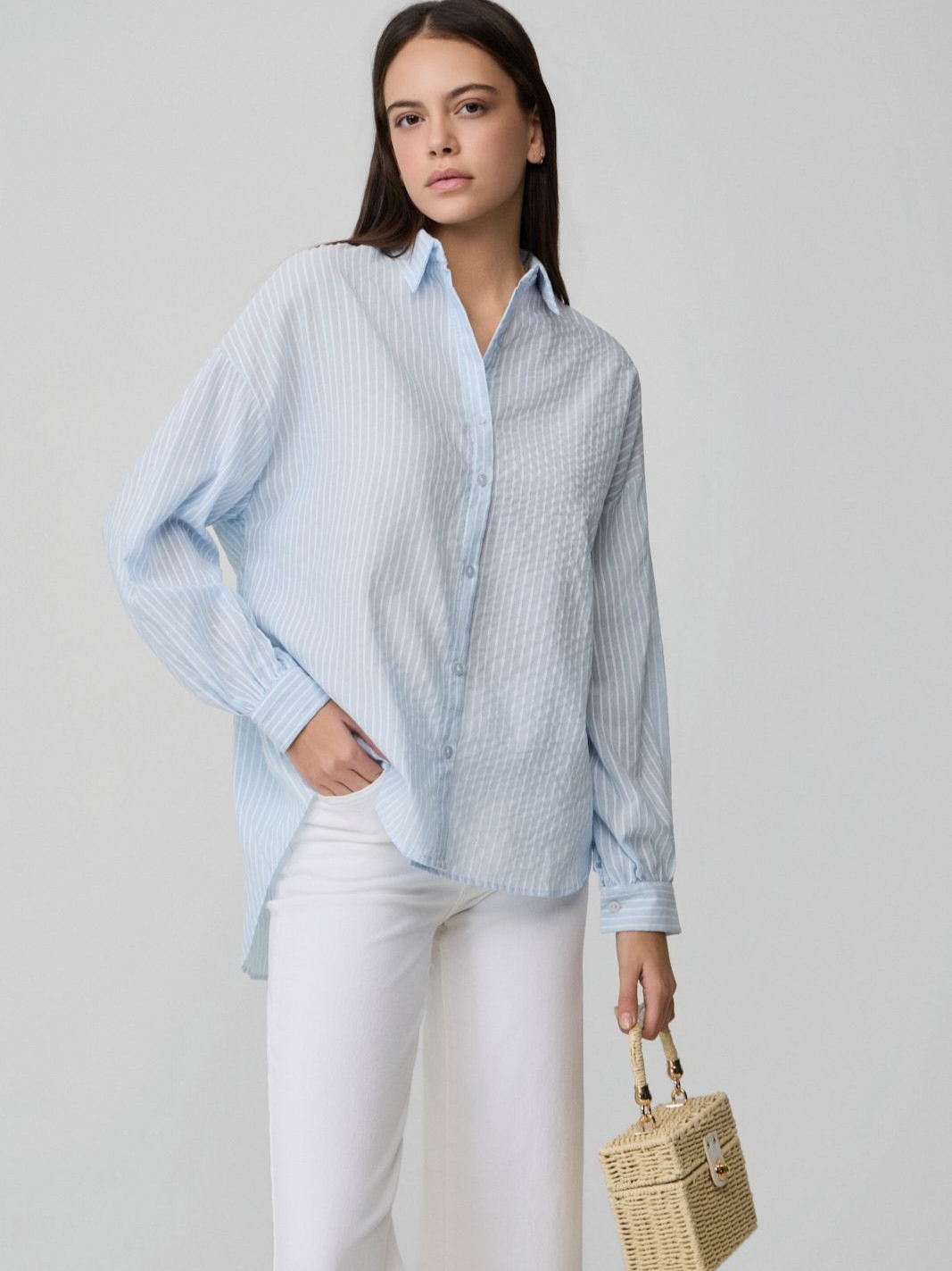 Πουκάμισο μακρυμάνικο ριγέ Ciel Fullah sugah