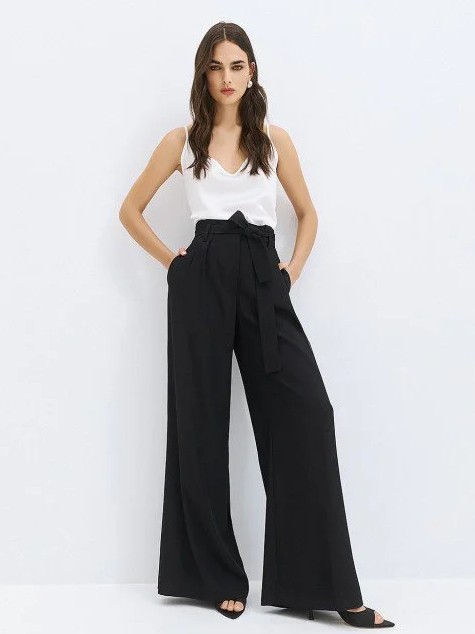 Satin strap top White Access