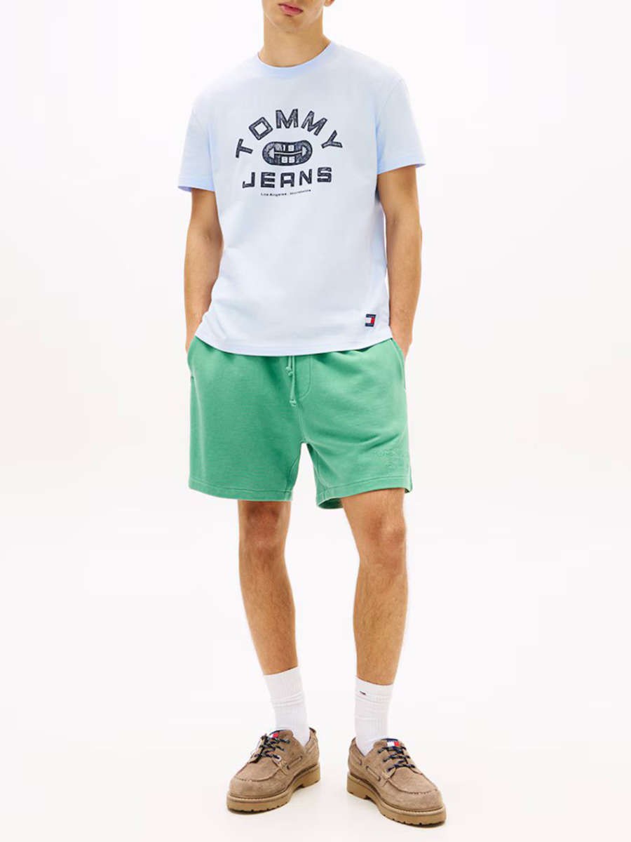 Μπλούζα με κοντό μανίκι TJM REG TJ GYM SS Ciel Tommy jeans