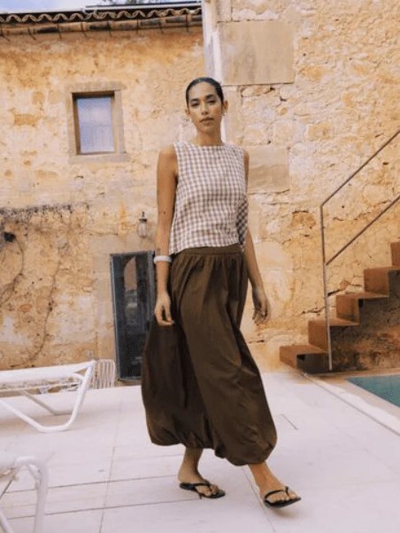 Μπλούζα αμάνικη Byfalakka oneck Brown B.young