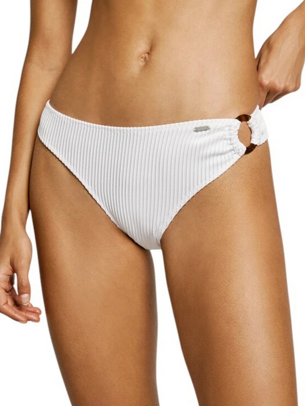 Μαγιώ asy texture bottom White Pepe jeans
