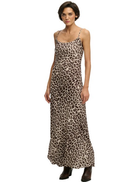 Φόρεμα μάξι animal printed Brown Superdry
