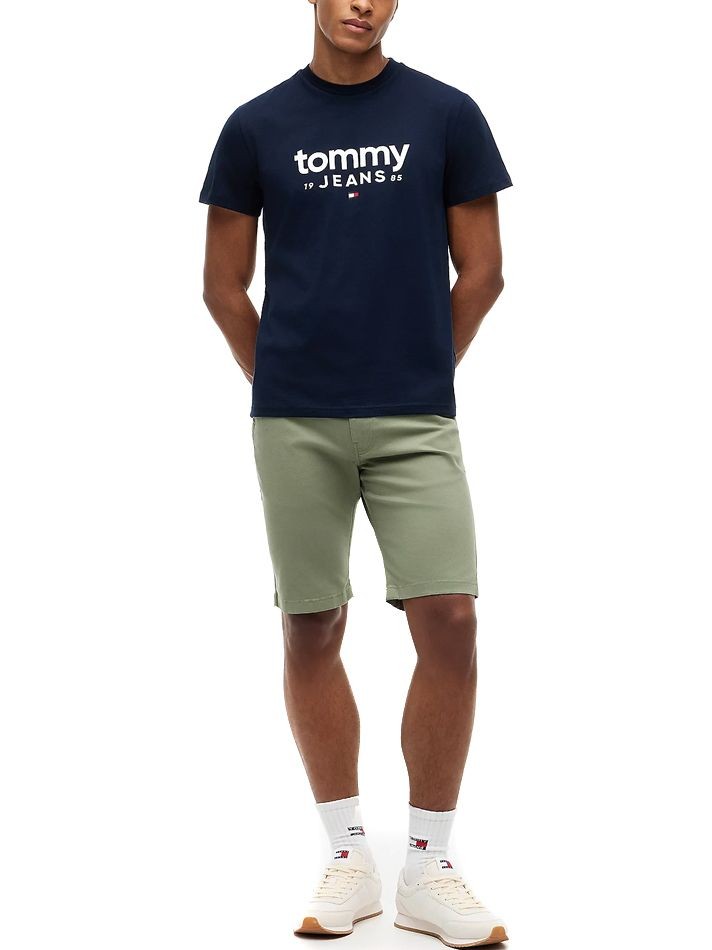 Μπλούζα με κοντό μανίκι TJM Slim graphic tee Blue Tommy jeans