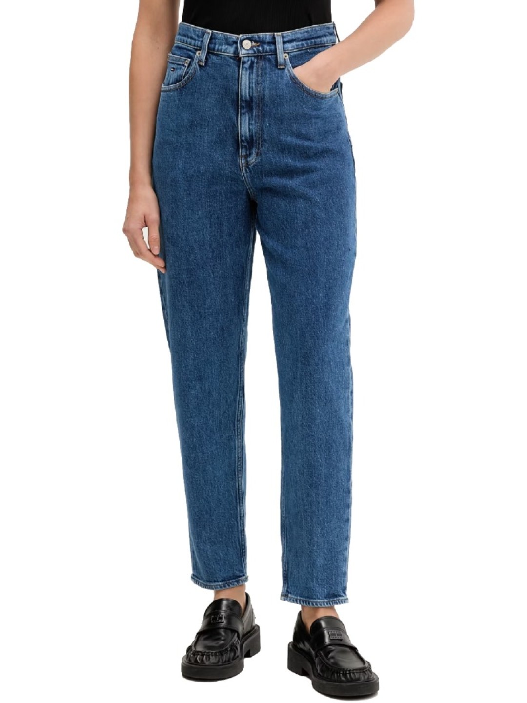 Τζίν παντελόνι Mom tpr bj4133 Blue Tommy jeans