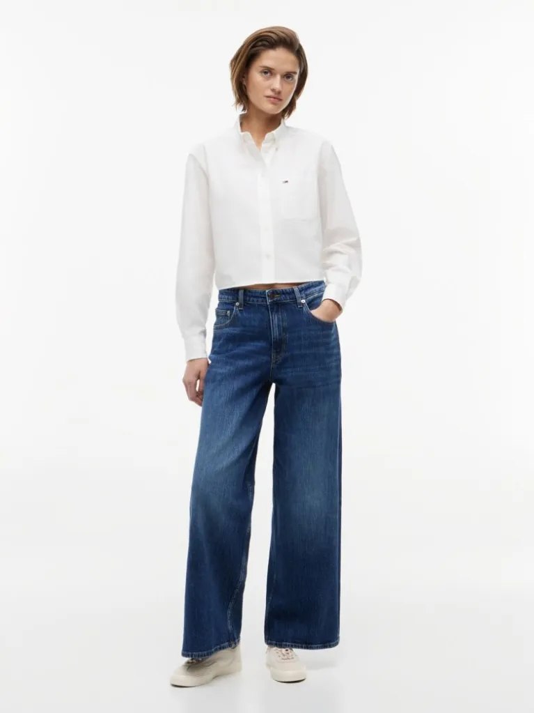 Τζίν παντελόνι Charlie MR Loose wd BJ0155 Blue Tommy jeans