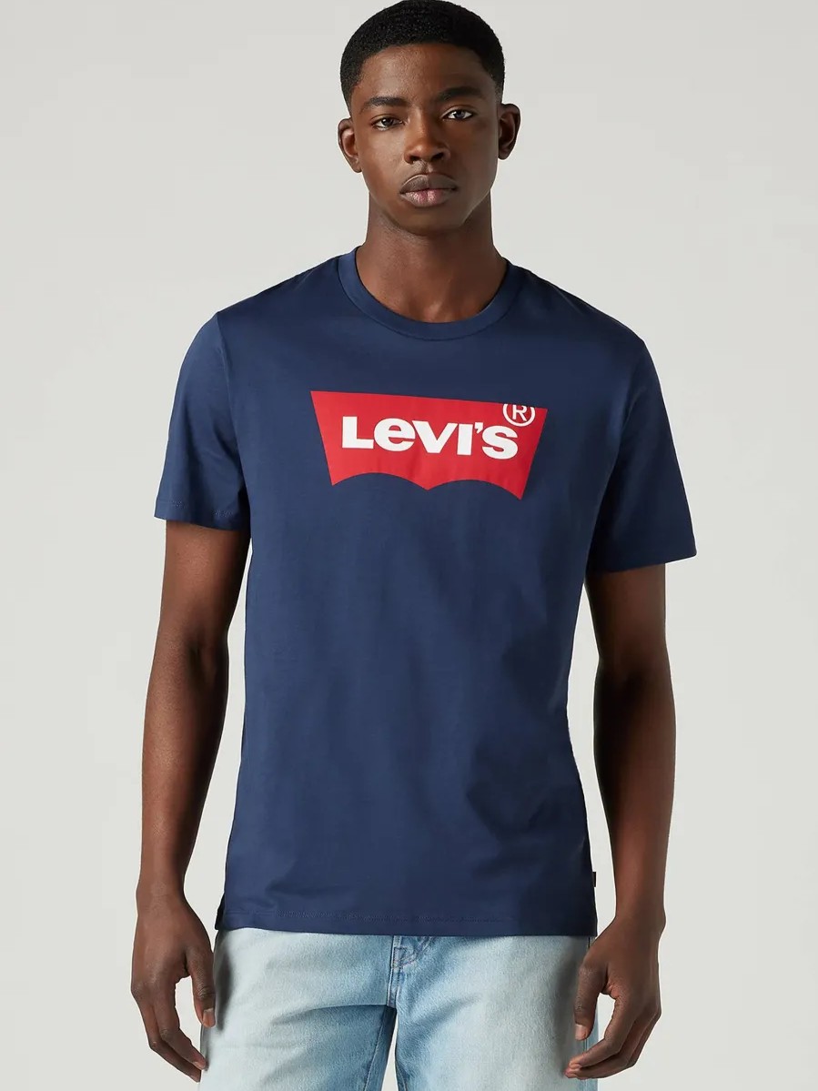 Μπλούζα με κοντό μανίκι Logo Classic Standard Blue Levi's®