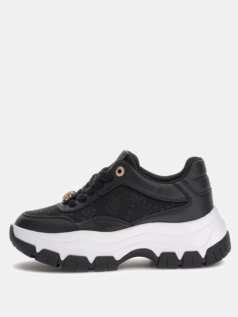 Sneakers running Berrett2 με 4G και λογότυπο Black Guess