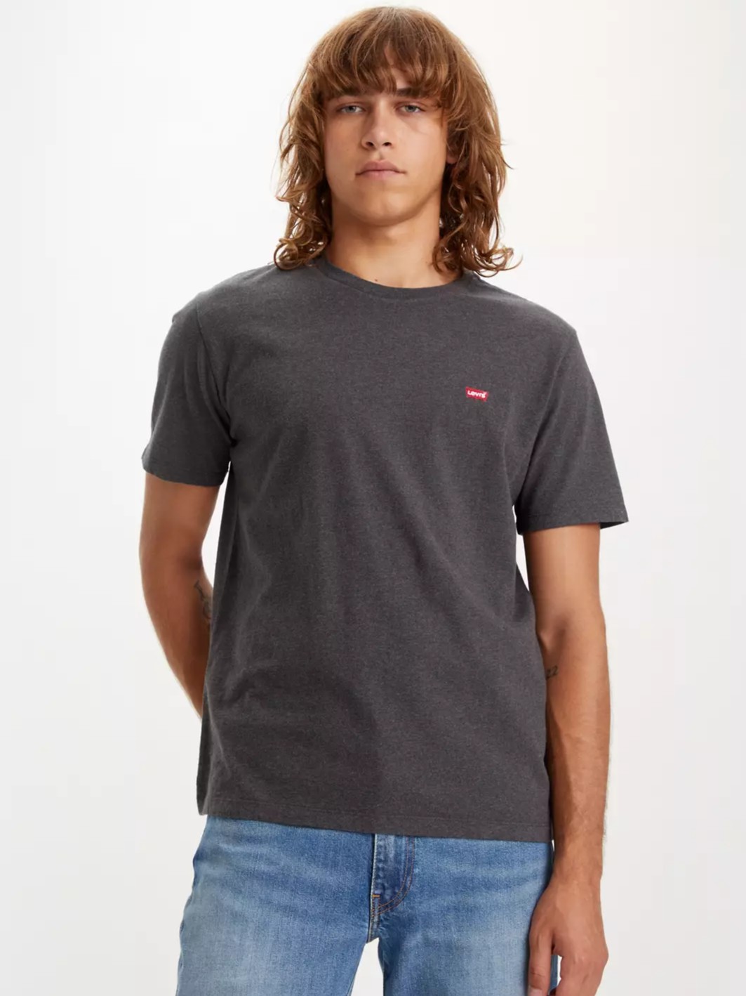 Μπλούζα με κοντό μανίκι Original Housemark Tee Grey Levi's