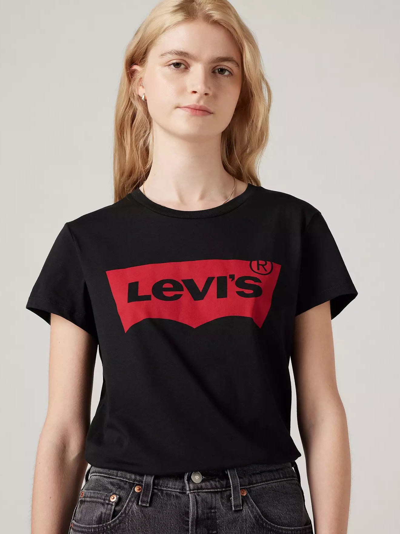 Μπλούζα με κοντό μανίκι perfect tee Black Levi's