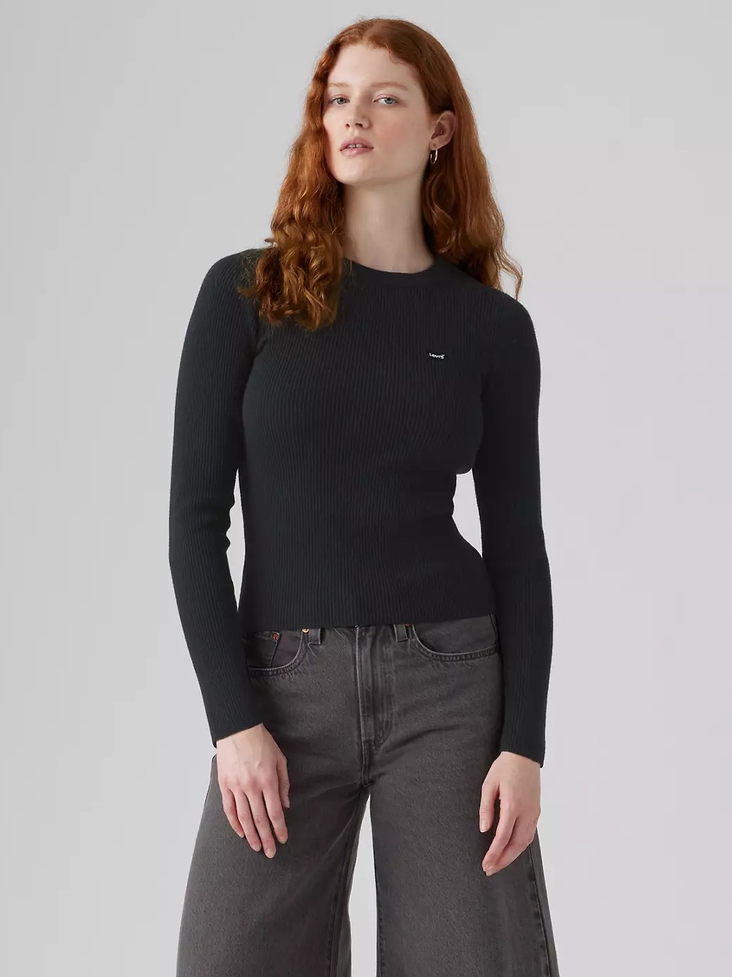 Πουλόβερ rib crew sweater Black Levi's