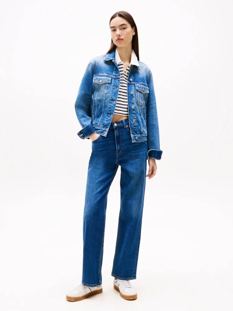 Τζίν παντελόνι Layla HR Slim straight Blue Tommy jeans