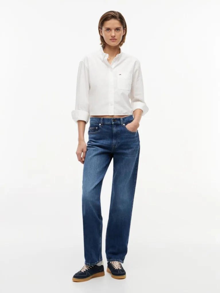 Τζίν παντελόνι Claire HR WIDE BJ4133 Blue Tommy jeans