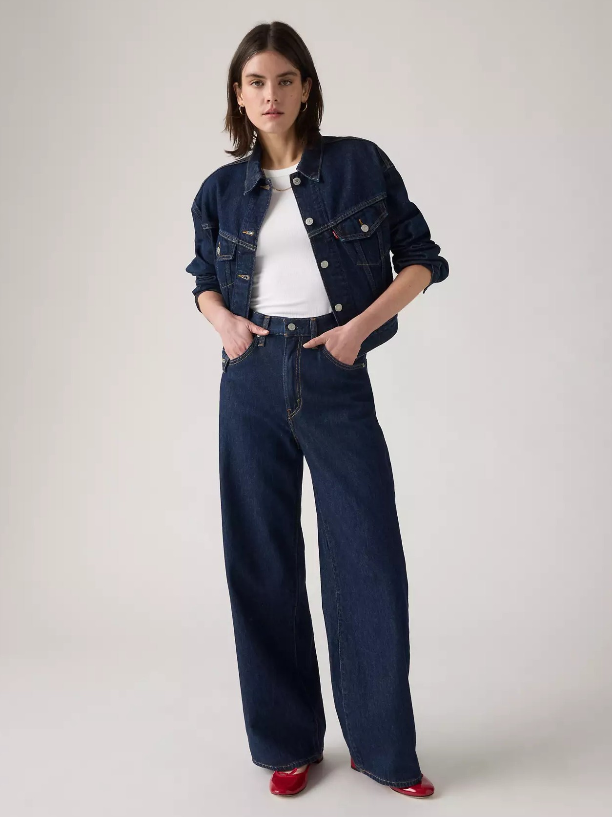Τζίν Cinch Baggy Lightweight Jeans Indigo Blue Levi's