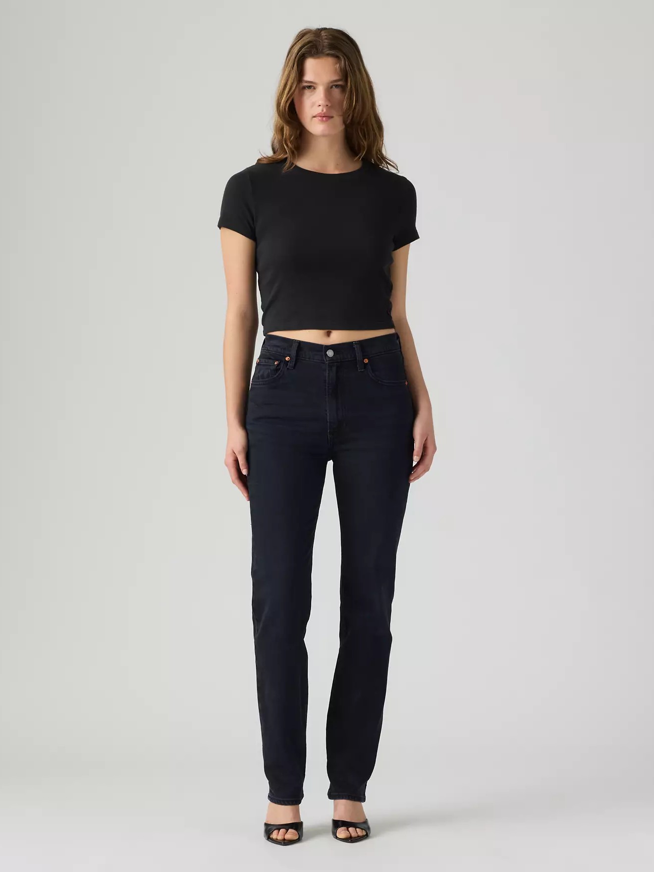 Τζίν Ribcage Slim Jeans Black Levi's