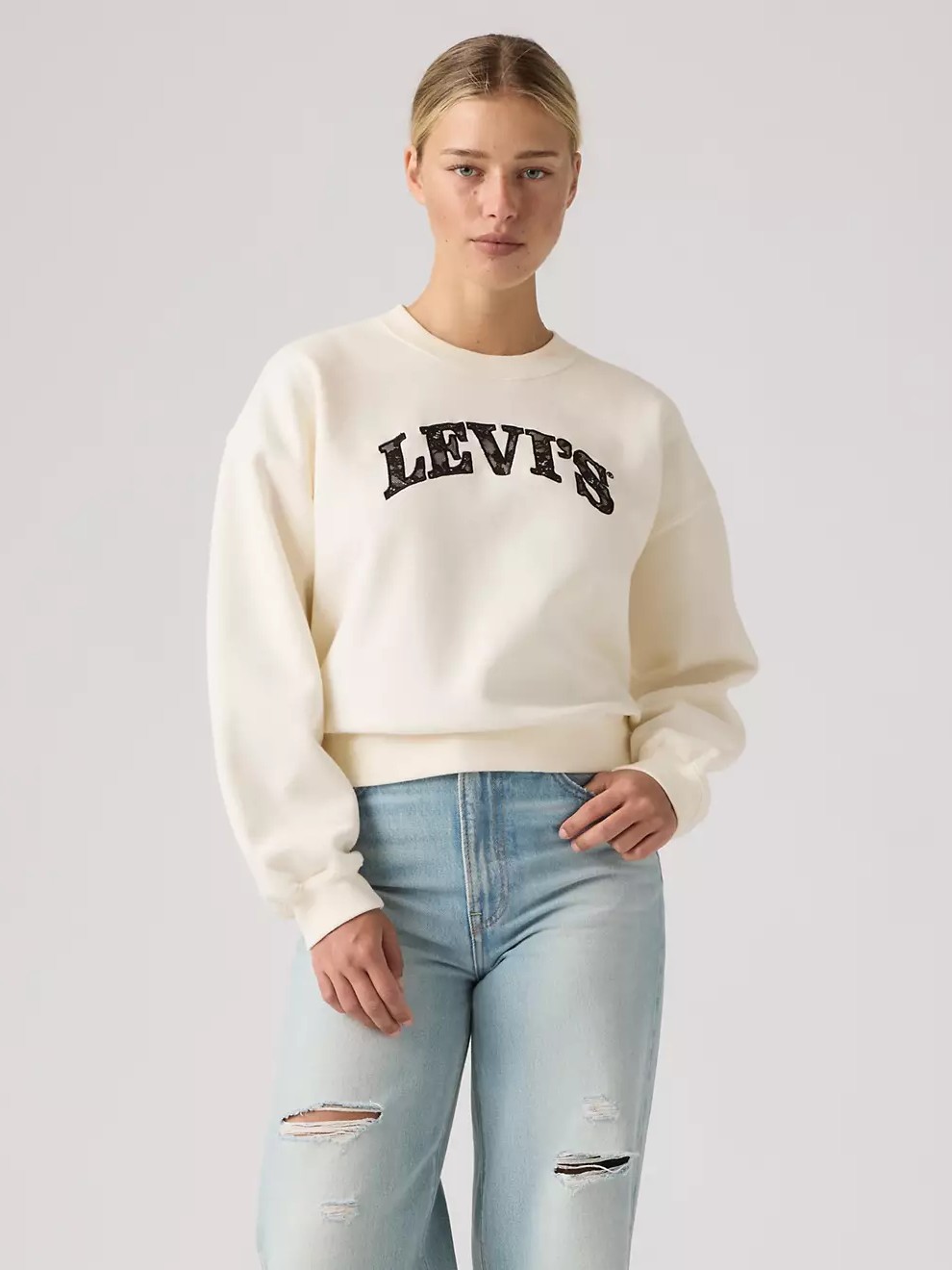 Φούτερ Graphic Vintage Boxy Sweatshirt White Levi's