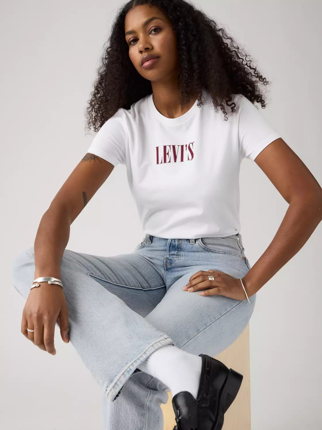 Μπλούζα με κοντό μανίκι The Perfect Tee White Levi's