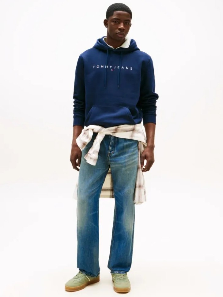 Φούτερ με κουκούλα  Logo navy Tommy Jeans