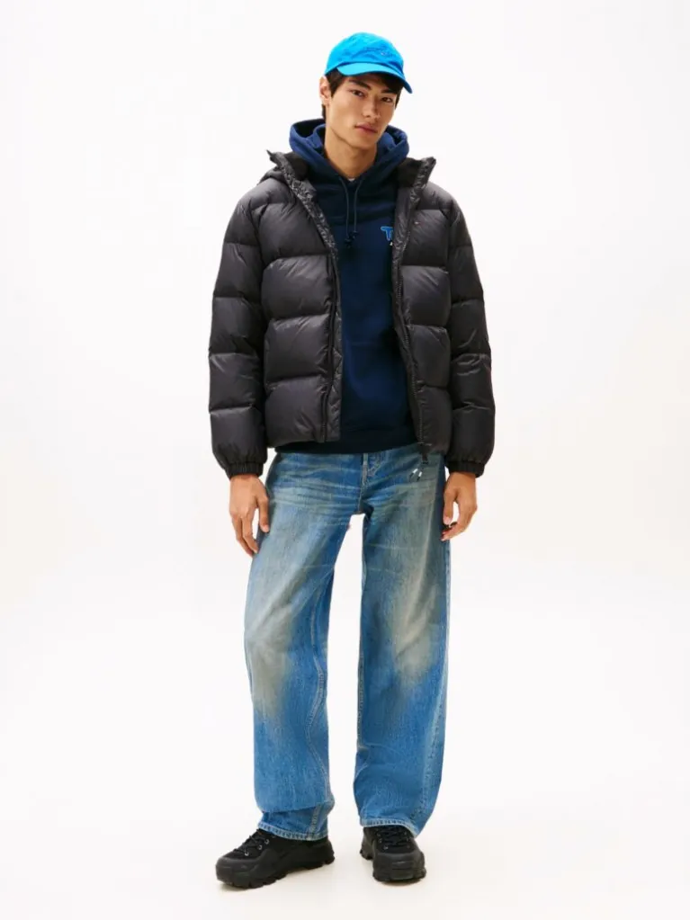 Μπουφάν TJM Essential down jacket Black Tommy jeans